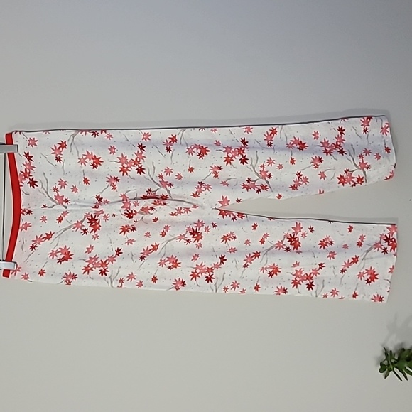 Rituals wide leg sleep pajama pant Sz M Trauser  Asian Leaves NWT - Picture 3 of 8